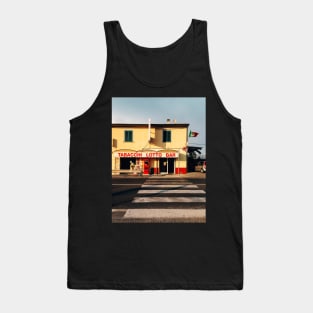 Old-Fashioned Roadside Bar in Rural Italy Tank Top